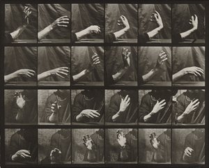 手の動き;ビートタイム 作： Eadweard Muybridge