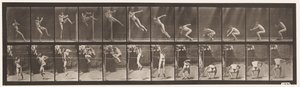 プレート157。ジャンプ。ツイストハイジャンプの実行 作： Eadweard Muybridge