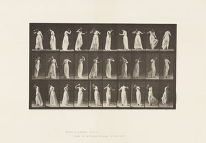 プレート194.Dancing、1885 作： Eadweard Muybridge