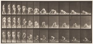 プレート256。地面に横たわって読書、1872〜1885
