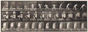 プレート310.Putting the Shot、1885 作： Eadweard Muybridge