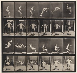 プレート363.Running Somersault、1885 作： Eadweard Muybridge