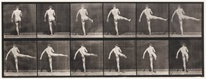 プレート369。最初のバレエアクション 作： Eadweard Muybridge