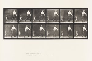 プレート470子供20N、男を追って走る 作： Eadweard Muybridge