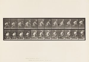 プレート472.Child、Crawling Upstairs、1885（紙にコロタイプ） 作： Eadweard Muybridge