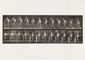 プレート 473子供、2階を歩く 作： Eadweard Muybridge