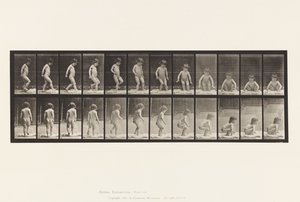 プレート476.子供、地面に座る 作： Eadweard Muybridge