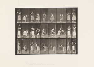 プレート516水瓶を使った様々な動き 作： Eadweard Muybridge