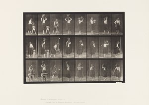 プレート517水瓶を使った様々な動き 作： Eadweard Muybridge