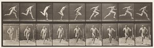 プレート68。ランニング、1872〜1885 作： Eadweard Muybridge