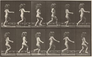 プレート番号469走る子供、1887年（写真） 作： エドワード・マイブリッジ