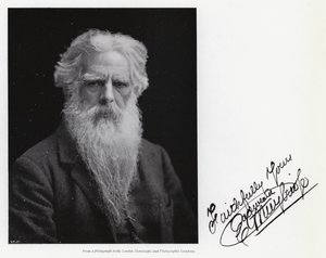 エドワード・マイブリッジの肖像（モノクロ写真