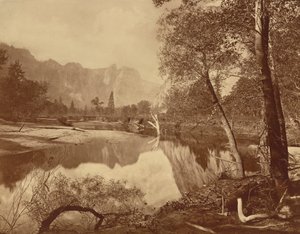 モスキート・キャンプからのヨセミテ渓谷、No.22,1872（写真） 作： エドワード・マイブリッジ
