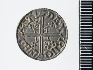 Æthelred IIのペニー、ロンドン造幣局、978年（銀）（3706818の裏面 作： Ealdgar Ealdgar