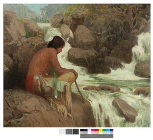 ホンドフォールズ、1907年 作： Eanger Irving Couse