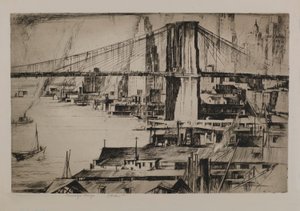 ブルックリン橋 作： Earl Horter