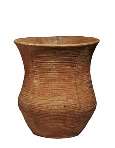 バドヒルズのラドリーにある墓からの鐘のビーカー、紀元前2500年から2150年（粘土）（3073366も参照） 作： Early Bronze Age