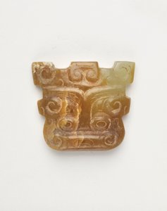 アニマルマスク型ペンダント、紀元前650〜500年 作： Eastern Zhou Dynasty Chinese School