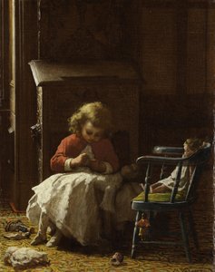 家族介護、1873 作： Eastman Johnson
