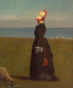 ラムズ、ナンタケット 作： Eastman Johnson