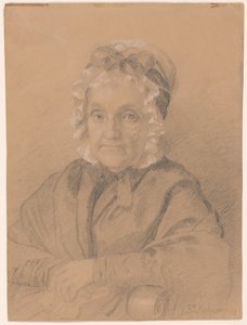 ジェレマイア・チャンドラー夫人の肖像 作： Eastman Johnson
