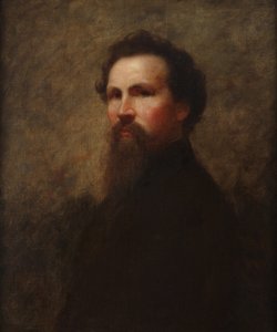 自画像 作： Eastman Johnson