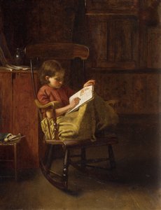 ボストンロッカー、 作： Eastman Johnson