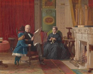 ブラウンファミリー 作： Eastman Johnson
