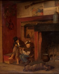 ファイファーと彼の友人、1870-80 作： Eastman Johnson