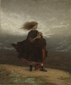 私が残した少女 作： Eastman Johnson