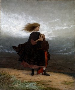 私が残した女の子 作： Eastman Johnson