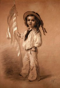 若い提督 作： Eastman Johnson