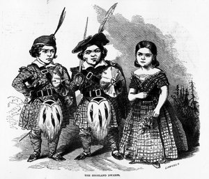 1846年5月30日、「The Illustrated London News」に掲載されたハイランドドワーフ 作： Ebenezer Landells