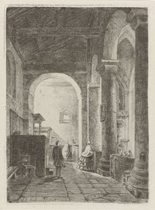教会の内部 作： Eberhard Cornelis Rahms