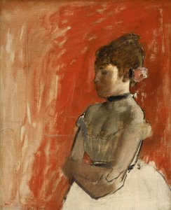 腕を組んでバレエダンサー 作： Edgar Degas