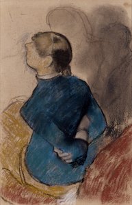 ブルーの若い女性 作： Edgar Degas