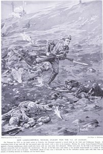 1915年2月のClinchyでLance Corporal O&39;LearyがVCを獲得した方法 作： Edgar Alfred Holloway