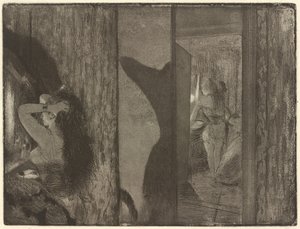 楽屋の女優 作： Edgar Degas