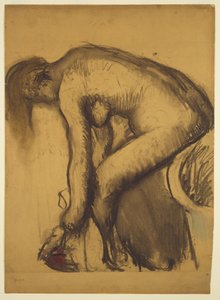風呂上がり（足を乾かす女） 作： Edgar Degas