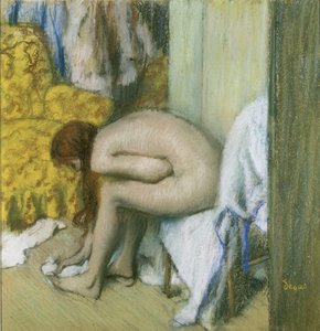 お風呂の後 作： Edgar Degas