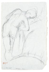 お風呂の後 作： Edgar Degas