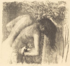 入浴後 入浴後 大皿 ｃ． 1891年。 作： Edgar Degas