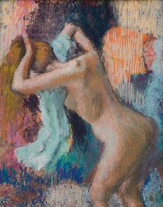 入浴後、女性は体を乾かします。 Apres le bain、femme s "essuyant、c.1890-1895