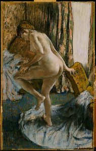入浴後、1883年 作： Edgar Degas