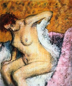 Apres le Bain After the Bath、c1895 作： Edgar Degas