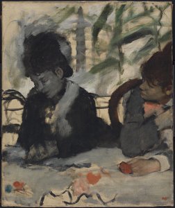 カフェにて 作： Edgar Degas
