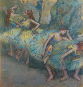 翼のバレエダンサー 作： Edgar Degas