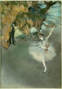バレエ、舞台上のスター、ダンサー 作： Edgar Degas