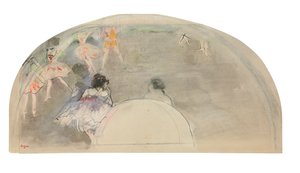 バレエシーン、1880年頃
