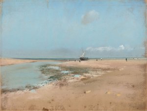 干潮時のビーチ（河口） 作： Edgar Degas